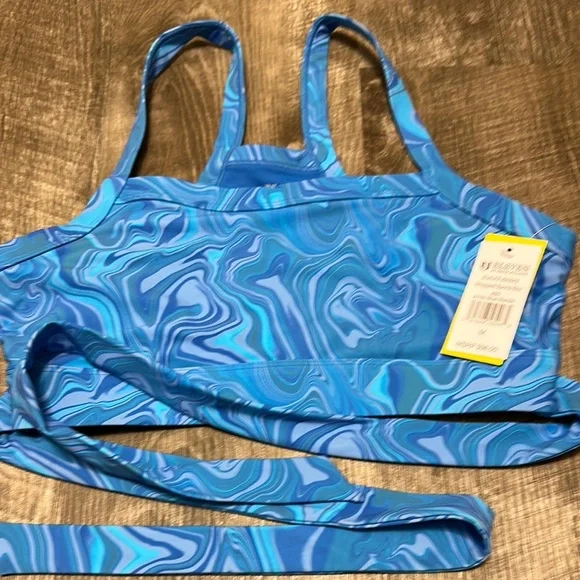 EleVen by Venus Williams Blue Swirl Bra - Picture 1 of 1